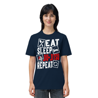 Eat Sleep Jiu-Jitsu Repeat - Organic Shirt