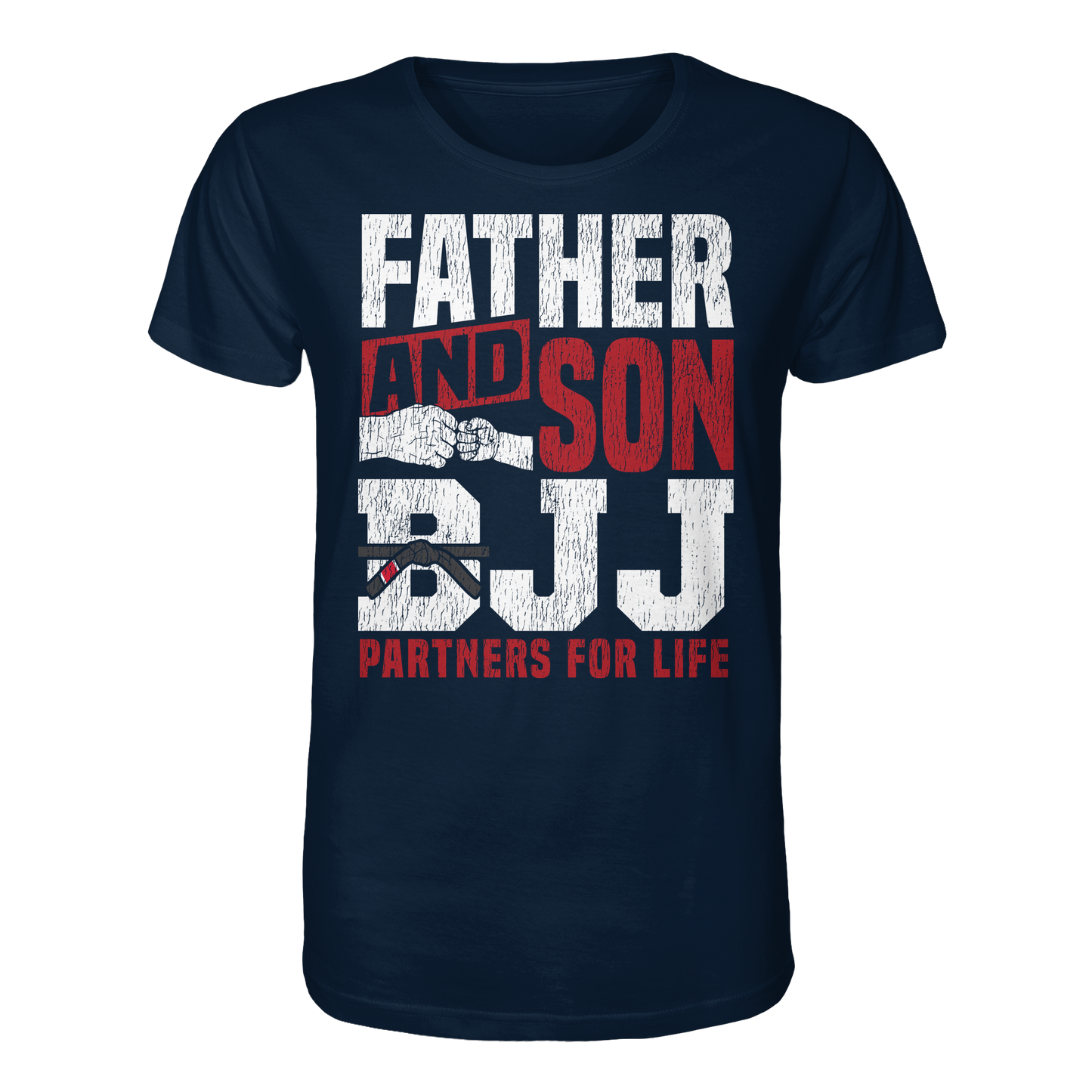 Father and Son BJJ – Partners for Life - Organic Shirt