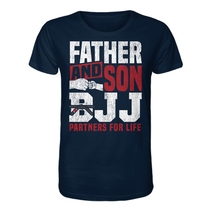 Father and Son BJJ – Partners for Life - Organic Shirt